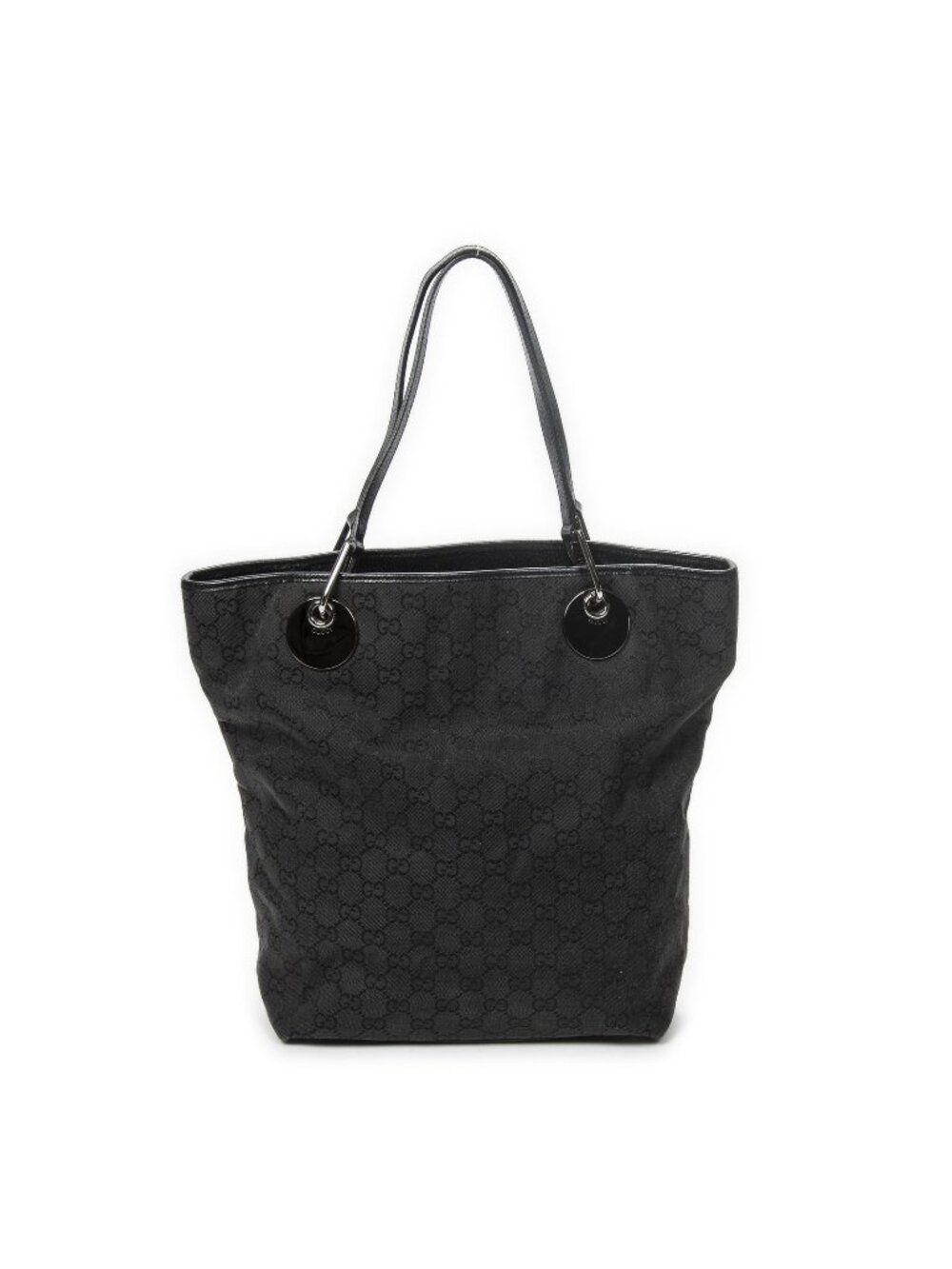 Gucci Eclipse Thor Tote Bag Black GG Canvas